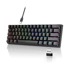 60% Wireless Mechanical Keyboard, 2.4G/Type-C/Bluetooth Keyboard with RGB Bac... picture