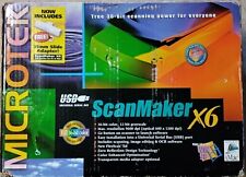 NEW MICROTEK SCANMAKER X6 - Color Document Flatbed Scanner  w/ 35mm Slides picture