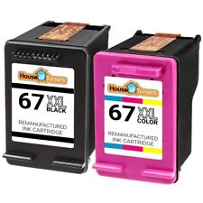 Replacement HP 67XL 67XXL Black & Color Inkjet Cartridges ENVY 6052 6055 6058 picture
