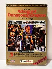 Advanced Dungeons & Dragons: Collectors Edition DOS Vintage 3 Games picture