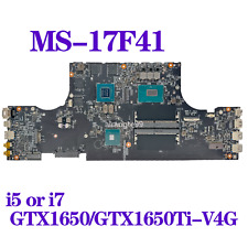 Motherboard For MSI GF75 MS-17F41 MS-17F4 W/ i5 i7 9th Gen GTX1650/GTX1650Ti-V4G picture