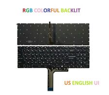 New US UI Keyboard For MSI MS-16H8 MS-16K4 MS-16K3 MS-16K2 Colorful backlight picture