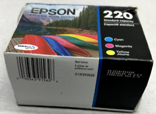 Epson Genuine 220 Color C/M/Y 3pk Ink Cartridges (T220520) - Best by 11/2026 picture