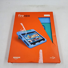 Amazon Fire HD 8 Tablet Kid-Proof Case 3+ Blue 12th Generation 2022 Release ` picture
