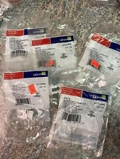 Leviton 61110-RW6 Extreme CAT 6 Connector, White (lot Of 5) picture