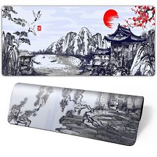 DKFVUA Japanese Mouse Pad Cherry Blossom Mouse Pad 3mm Thick Large Mouse Pad ... picture