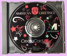 American Greetings Create A Card Plus. Disc For PC 1995 Micrografx Software DIY picture