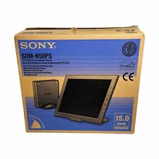 Sony SDM-N50PS Monitor TFT LCD Color Computer Display BOX WORKS GREAT W/MANUALS picture