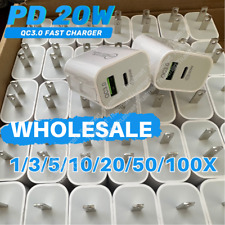 Wholesale Lot 20W PD QC 3.0 Fast Charger USB C Power Adapter For iPhone Samsung picture