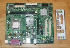 Intel D101GGC motherboard with I/O shield and intel celeron processor picture