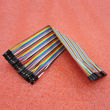 2.00mm to 2.54mm 40pcs in 1 Row Dupont Lines Wire Cable 2P to 1P Head 20cm A2TM picture