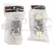 LOT OF 2 SEALED NEW COOPER WIRING DEVICES 5461B RECEPTACLE 20A 250V picture