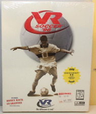 VINTAGE VR SOCCER 96 CD ROM DOS VERSION NEW SEALED BIG BOX WITH DESCENT II DEMO picture