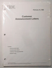 IBM Customer Announcement  Letters - February 15, 1990 - AIX, RISC System/6000 picture