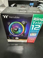 Thermaltake Riing Trio 12 RGB 120mm Computer Case Fans - Triple Pack BRAND NEW picture