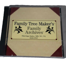Family Tree Maker Archives Marriage Index MD, NC, VA picture