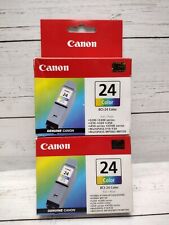 2 Genuine Canon 24 Color Print Ink Cartridge Brand New Sealed Box picture