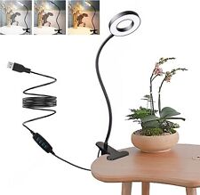 Clip On Desk Lamp LED Flexible Arm USB Dimmable Study Reading Table Night Light picture
