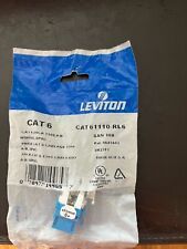 Leviton -Lot Of 19 - eXtreme Cat 6 QuickPort Jack Blue 61110-RL6-New picture