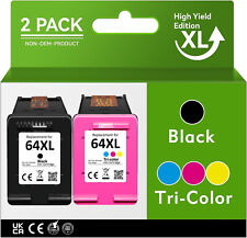 64 XL Ink Cartridges for HP 64 Envy photo 7855 7155 7858 6255 7800 7164 6255 lot picture