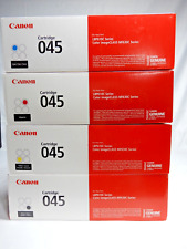 New Sealed Box Canon Genuine 045 Toner - 4 Pack - Magenta, Yellow, Cyan, Black picture