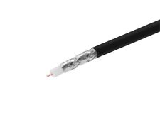 Monoprice 1000ft CL2-rated Quad-Shielded 18AWG RG-6/U Bulk Coaxial Cable, Black picture
