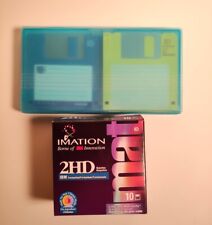 Lot of 17 Formatted Floppy Disks  2HD IBM 1.44 MB w/Storage Case picture