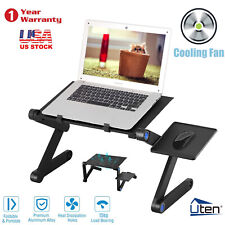 360°Adjustable Folding Laptop Cooling Desk Table Sofa Bed Notebook Stand Tray picture