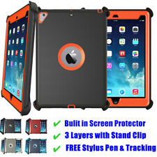 For Apple iPad 2/3/4  Shockproof Defender Dual Layer Hard Case Stand Clip COVER picture
