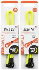Nite Ize 2-Pack Gear Tie Loopable Twist Tie, 12