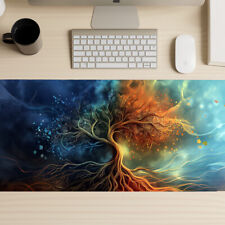 Norse Tree of Life Gaming Mouse Pad, Celtic Knot Tree Mousepad, Extended Deskmat picture