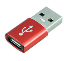 USB 3.2 Gen 1 Type-C Female to USB Type A Male Aluminum Shell Adapter  Red picture