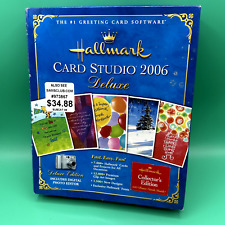 Hallmark Card Studio Deluxe 2006 SEALED BIG BOX Retail  Windows 98 CD-ROM RARE picture