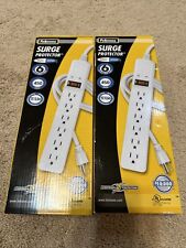 Fellowes Surge Protectors - 6 Outlets 15 Feet - Quantity 2 picture