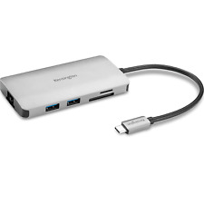 NEW Kensington UH1400P USB-C 8-in-1 Driverless Laptop Dock Universal 8 Ports 85W picture