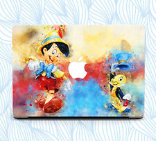 Pinocchio and Jiminy cricket hard macbook case for Air Pro 13