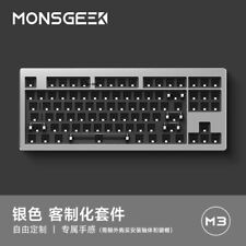 Monsgeek M3 87 Barebone Keyboard Customize CNC Aluminum Gasket Hot Swap PCB DIY picture