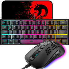 Gaming Keyboard and Mouse Combo RGB Backlit Mechanical Feeling for PC Laptop PS4 picture