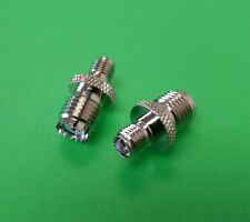 (5 PCS) SMA Female to Mini-UHF Female  Adapter - USA Seller picture