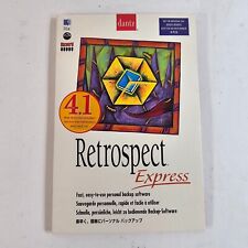 Dantz Retrospect Express 4.1  Vintage Software for Backing Up picture