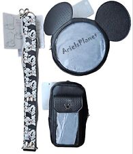 2023 Disney Parks Pin Trading Gear Mickey Mouse Black Pin Bags Accessory Set picture