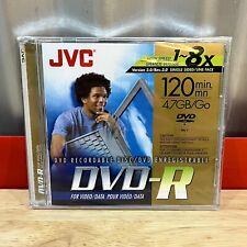 Brand New JVC DVD-R DVD Recordable Disc (120 Min., 4.7 GB, High Speed, 8x) picture