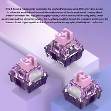 5Pcs Tactile Purple Mechanical Keyboard Switches DIY Enhanced Typing Experience picture