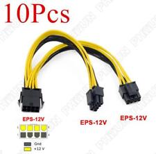 10pcs 20cm 8 Pin to Dual 8 Pin EPS 12V Motherboard Power Supply Cable Y-Splitter picture