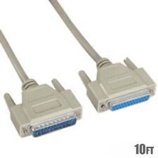 10FT DB25 DB 25 IEEE1284 25-Pin Male to Female M/F Parallel Cable Extension Cord picture