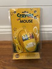Vintage Crayola Kids Computer Rollerball Mouse CM100 w/ Disk Windows 95-98 NOS picture