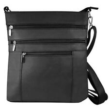 Silver Feve Italian Leather Shoulder Cross Body Bag Ipad Compatiable Wine picture
