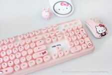 [Hello Kitty] Hello Kitty No Noise Wireless Keyboard Mouse Set picture