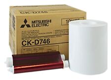 Mitsubishi 4 x 6 Glossy Laminated Paper Roll and Inksheet For CP-D70DW; picture