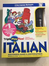 Triple Play Plus Italian Multimedia Games & Conversations Language Program VTG picture